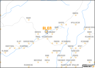 map of Alen