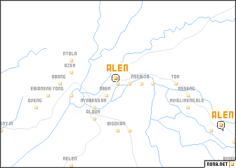 map of Alen