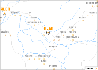 map of Alen