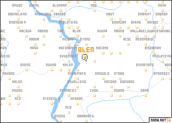 map of Alen