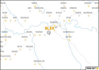 map of Alen