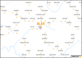 map of Alen