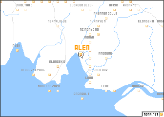 map of Alen