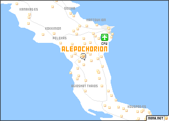 map of Alepochórion