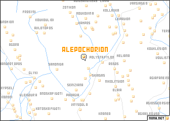 map of Alepochórion