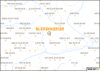 map of Alepokhórion