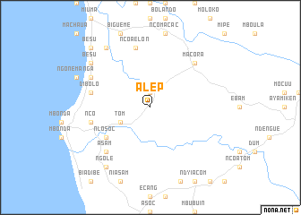 map of Alep