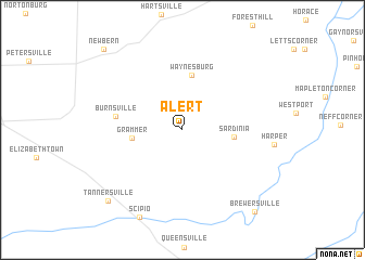 map of Alert