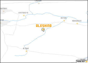 map of Alëshina