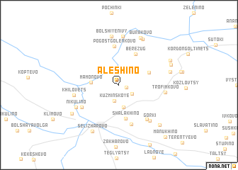 map of Aleshino