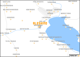 map of Aleshino