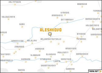 map of Alëshkovo