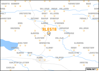 map of Alesta