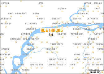 map of Alethaung