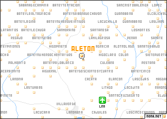 map of Aletón