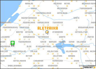 map of Aletraíika