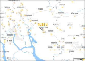 map of Aletu