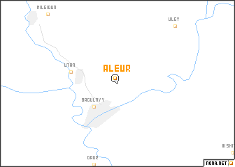 map of Aleur
