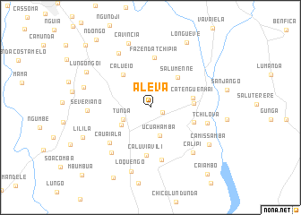 map of Aleva