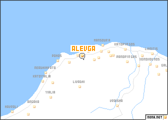 map of Alevga