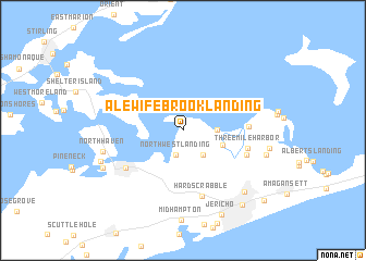 map of Alewife Brook Landing