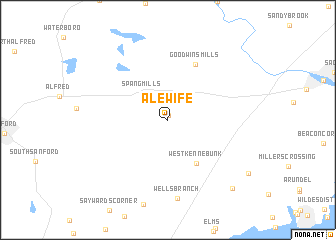 map of Alewife