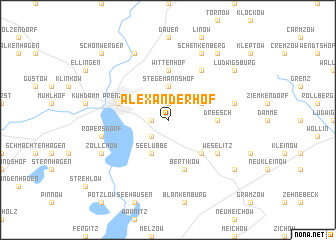 map of Alexanderhof