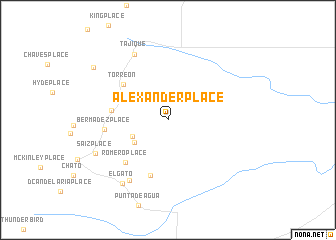 map of Alexander Place