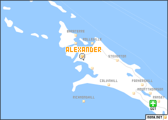 map of Alexander