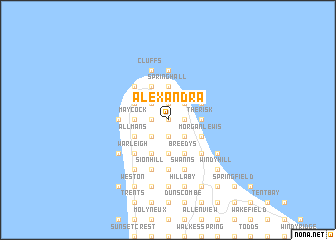 map of Alexandra