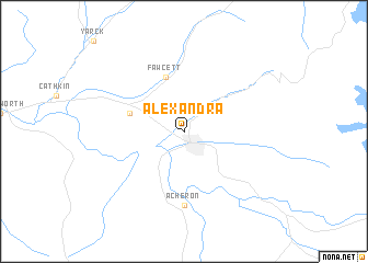 map of Alexandra