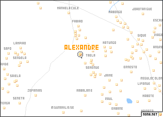 map of Alexandre