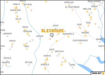 map of Alexandre
