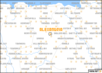 map of Alexandria