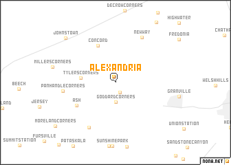 map of Alexandria