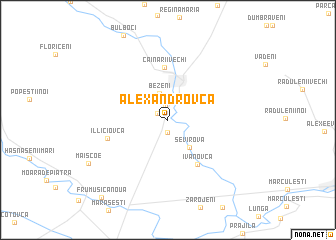 map of Alexandrovca