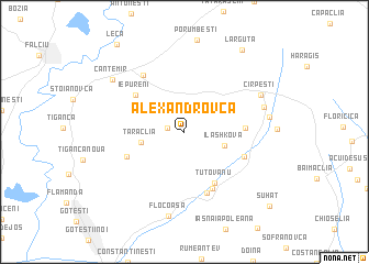 map of Alexandrovca