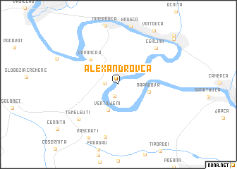 map of Alexandrovca