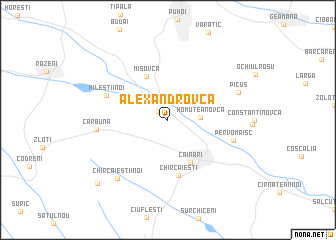 map of Alexandrovca