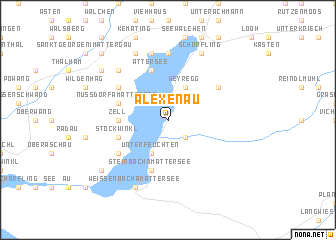 map of Alexenau