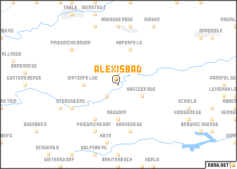 map of Alexisbad