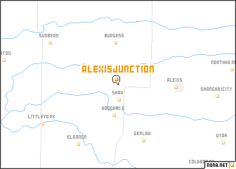 map of Alexis Junction