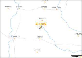 map of Alexis