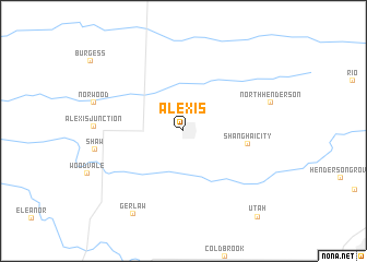 map of Alexis