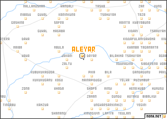 map of Aleyar
