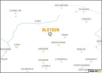 map of Aleyeva