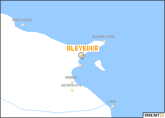 map of Aleyevka