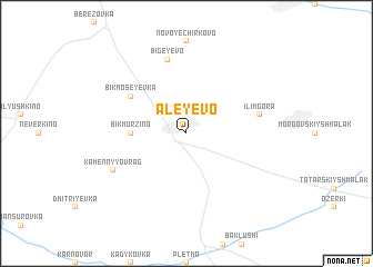 map of Aleyevo