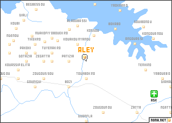 map of Aley