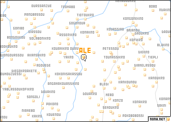 map of Alé